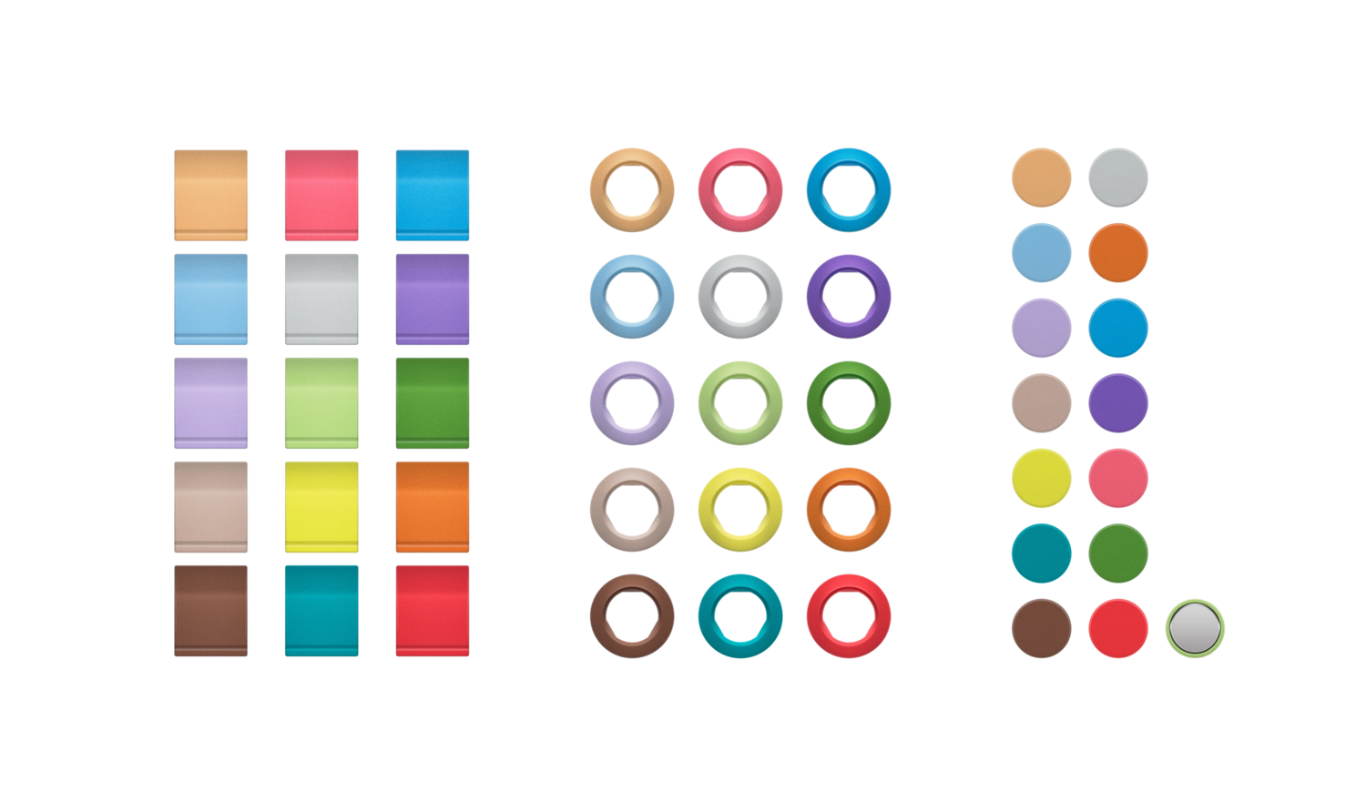 Sennheiser EW-D Color coding set