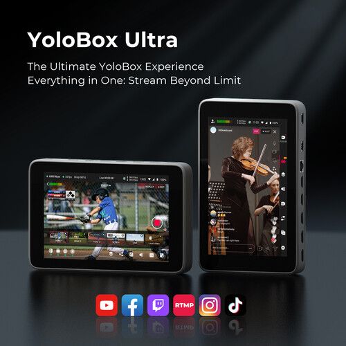 YoloLiv YoloBox Ultra All-in-One Multicamera Live Streaming and Switching System