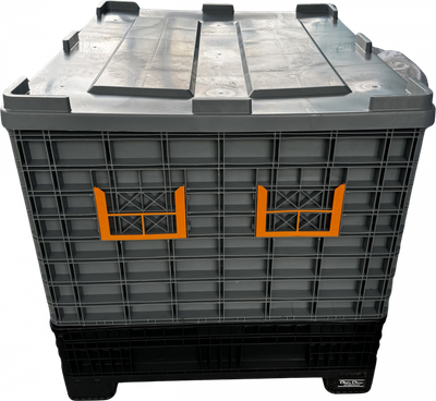 Foldable Pallet Box with Lid