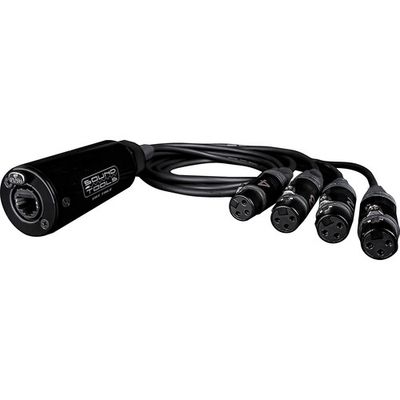 SoundTools CAT Tails FX Four XLR Female Audio Lines Down Shielded Cat 5/6/7 Cable #SOCTFX #CTFX