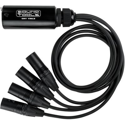 SoundTools CAT Tails MX Four XLR Male Audio Lines Down Shielded Cat 5/6/7 Cable #SOCTMX #CTMX