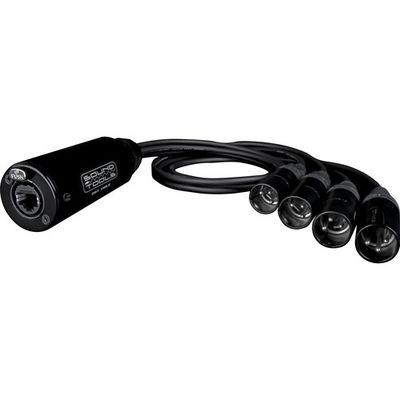 SoundTools CAT Tails MX Four XLR Male Audio Lines Down Shielded Cat 5/6/7 Cable #SOCTMX #CTMX