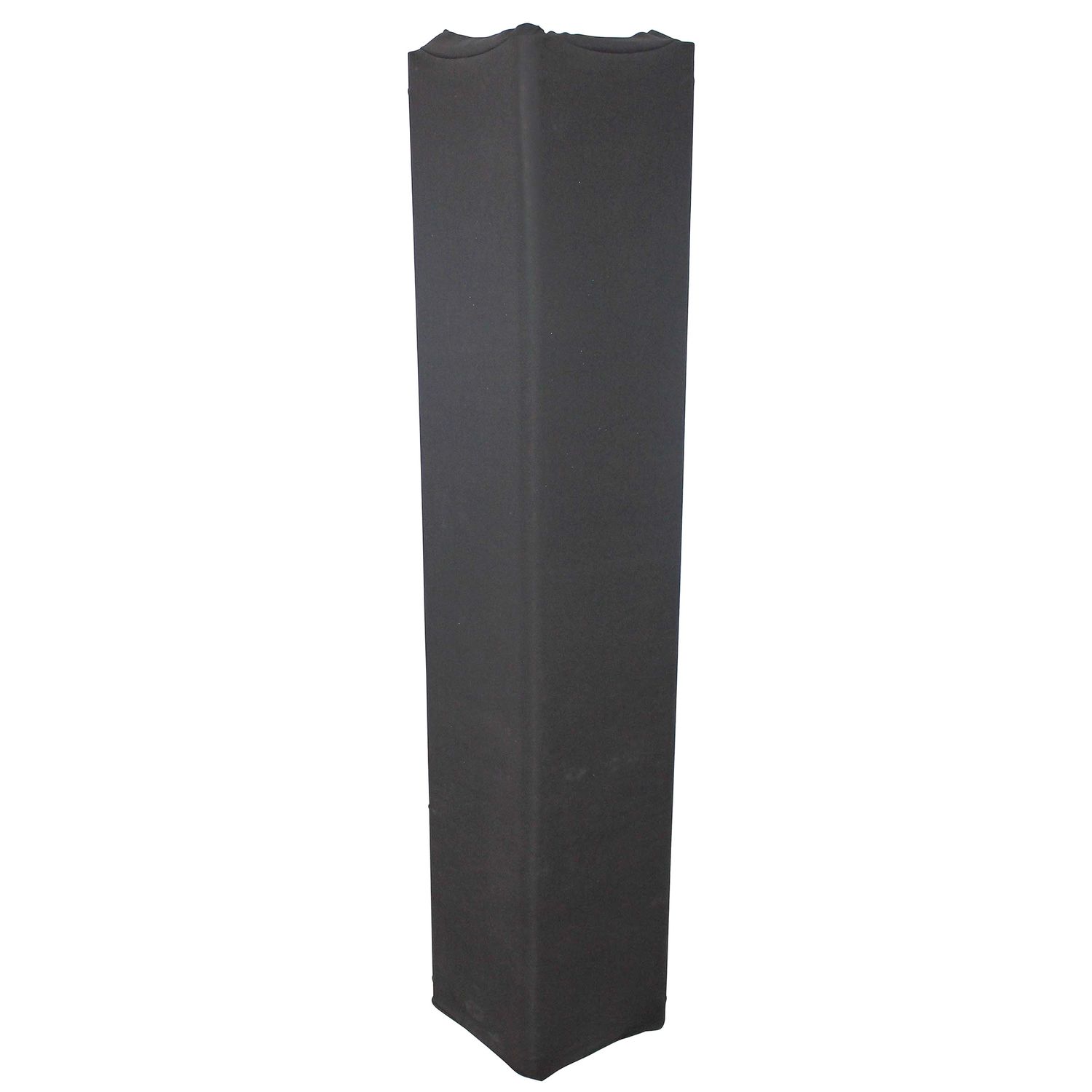 Pro X XTC-SQ820TS-B Black 8.20Ft 2.50M Lycra Cover Scrim Sleeve fits 12In. Quad Box Truss Segment