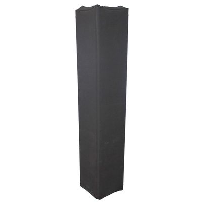 Pro X XTC-SQ820TS-B Black 8.20Ft 2.50M Lycra Cover Scrim Sleeve fits 12In. Quad Box Truss Segment