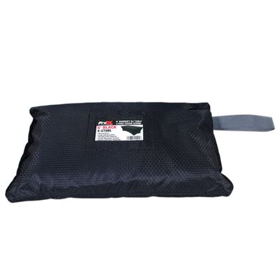 Pro X X-ST6BL 6 Ft. Open Back Spandex Table Cover Scrim - Black