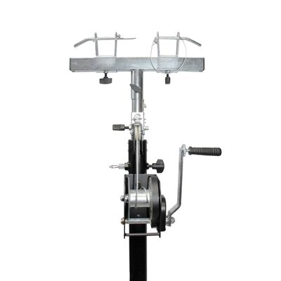 Pro X XT-LS132 14 Ft Heavy-duty Lighting Crank Truss Stage Stand Includes T-Adapter Truss Mount 200 lbs Capacity