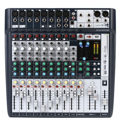 Soundcraft Signature 12 12-Input Mixer with Effects #SOS12ME #5049555