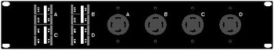 4 Circuit L14-30 Breaker Panel Assembly