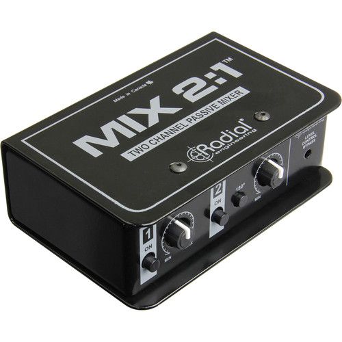 Radial Engineering MIX 2:1 2-Channel Audio Combiner &amp; Mixer