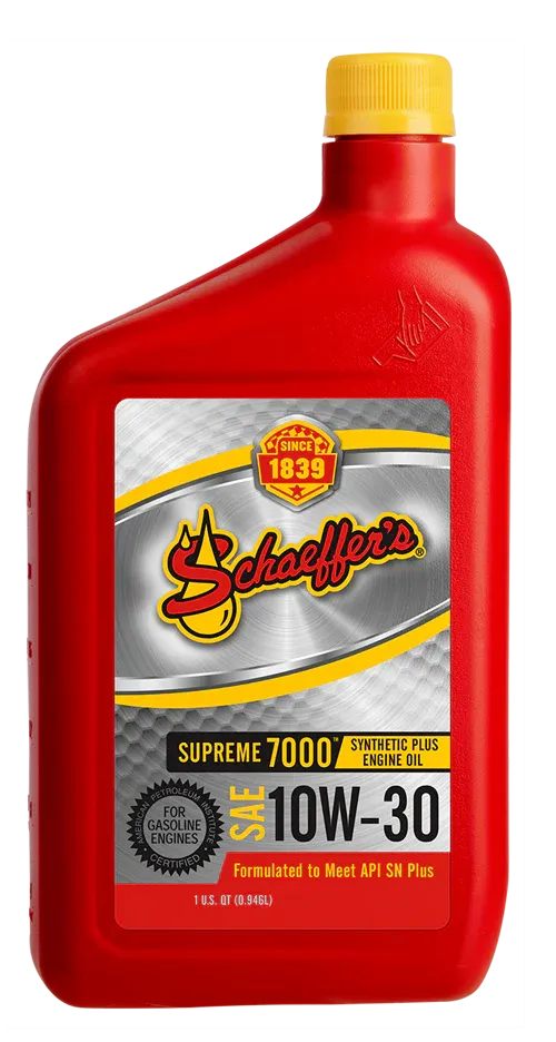 Schaeffer 0703-012 SUPREME 7000 SYNTHETIC PLUS 10W-30 QT