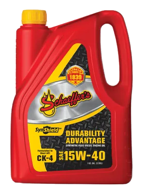 Schaeffer&#39;s 0700-006 SYNSHIELD DURABILITY ADVANTAGE  15W-40 G