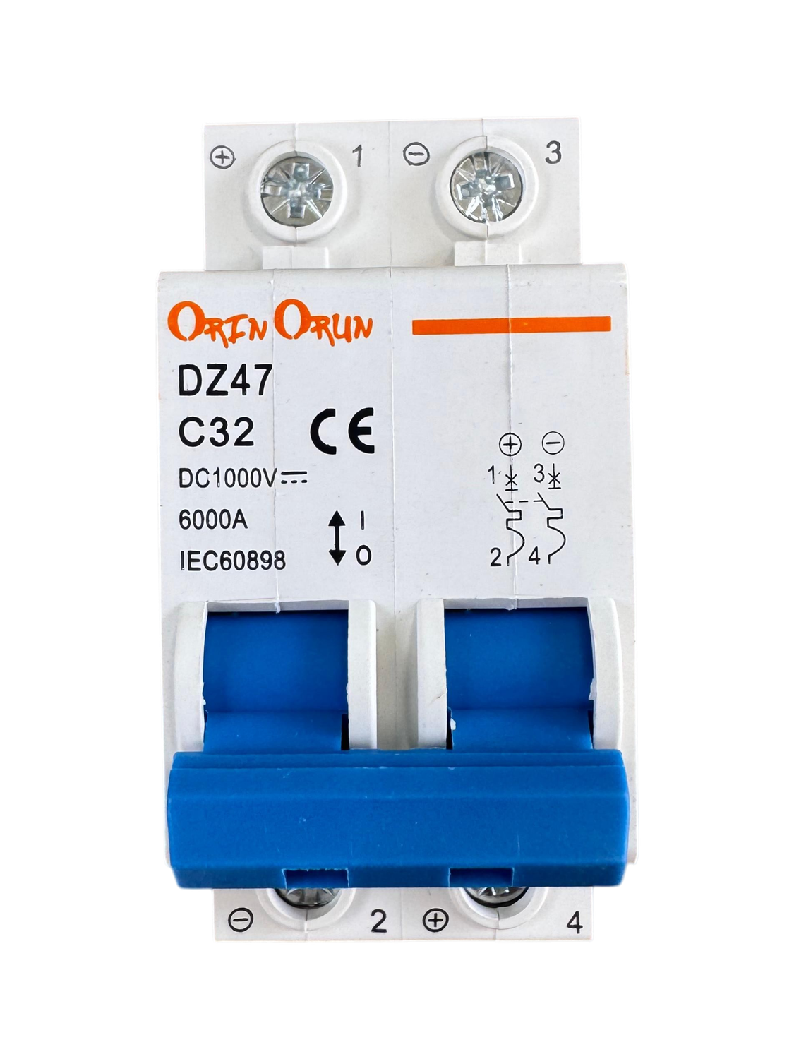 DC Breaker DZ47 - 63 DC TYPE 2P 32A