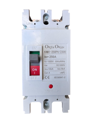 DC Breaker 2P 250A DC MCCB