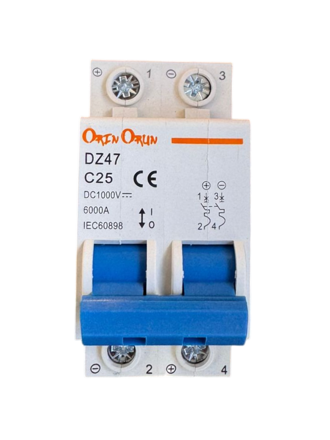 DC Breaker DZ47 - 63 DC TYPE 2P 25A