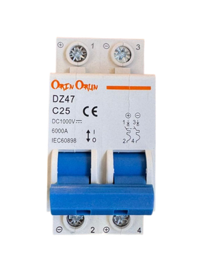DC Breaker DZ47 - 63 DC TYPE 2P 25A