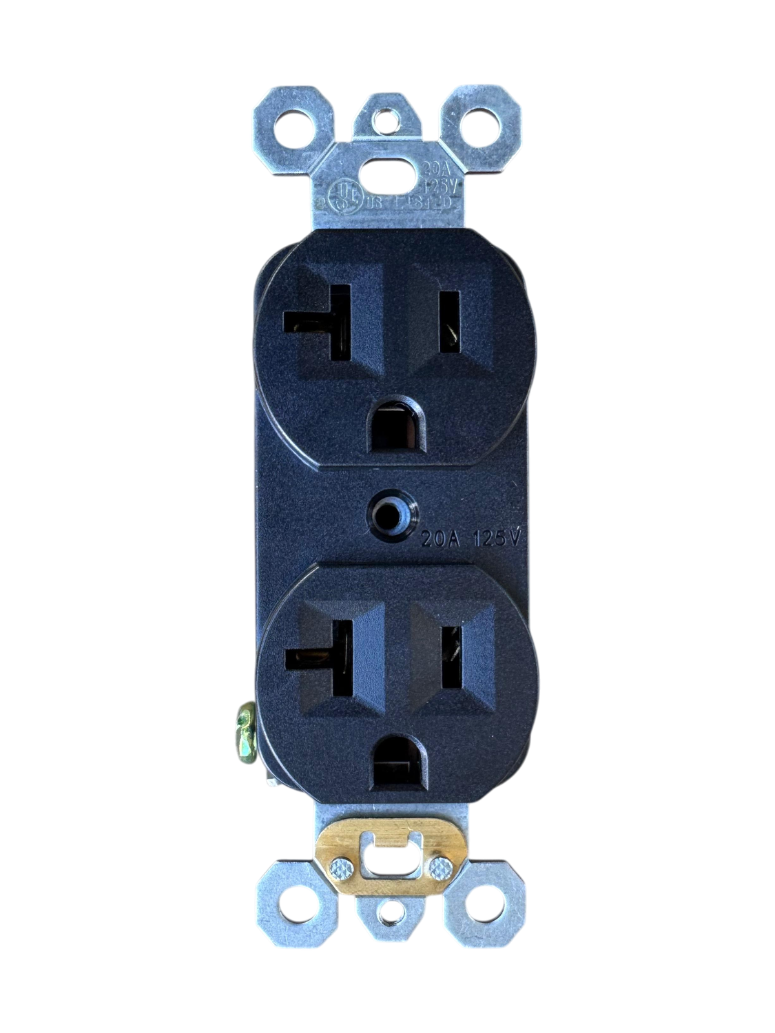 Edison Plug 125V 20A Black