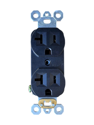 Edison Plug 125V 20A Black