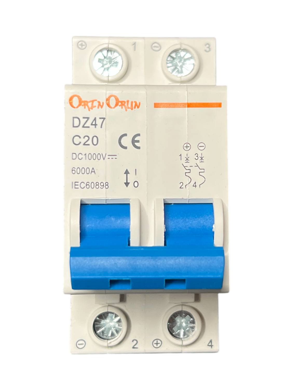 DC Breaker DZ47 - 63 DC TYPE 2P 20A