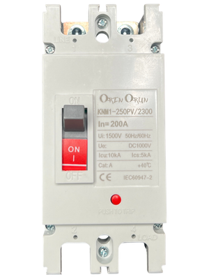 DC Breaker 2P 200A DC MCCB