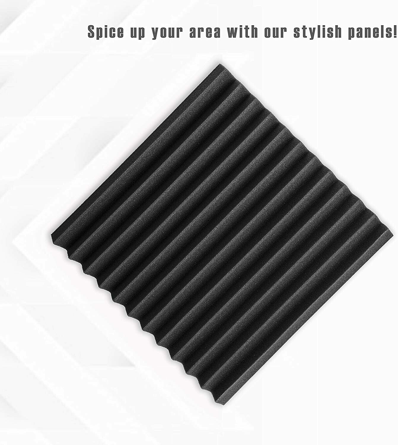 Acoustic Foam Panels, 2" X 12" X 12"