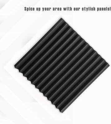 Acoustic Foam Panels, 2" X 12" X 12"