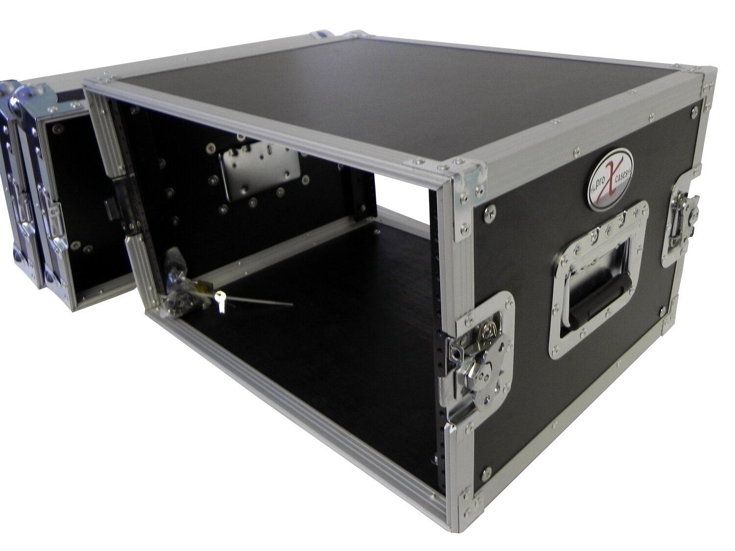 ProX X-8UE Deluxe Flight Case for Effects Rack (8 RU) #PRX8UE MFR #X-8UE