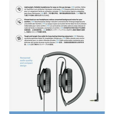 Sennheiser HD 100 On-Ear Headphones #SEHD100 MFR #508596