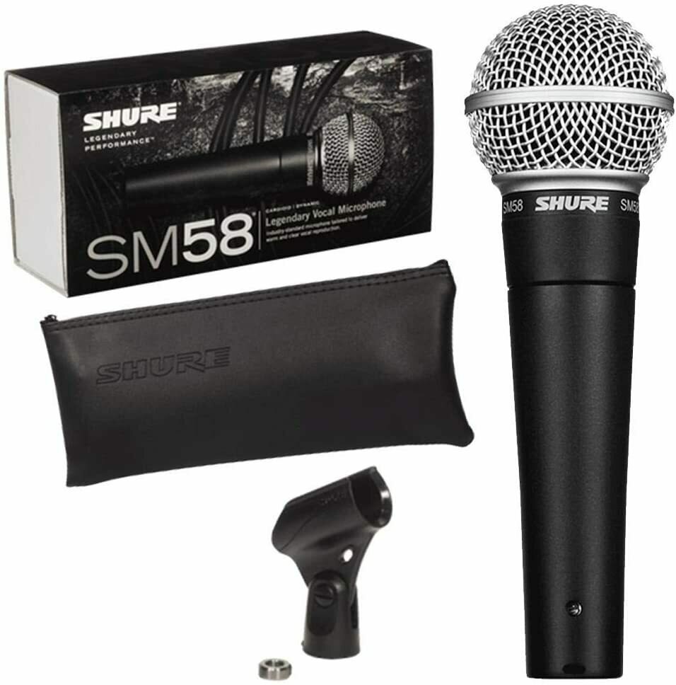 Shure SM58-LC Vocal Microphone #SHSM58LC MFR #SM58-LC