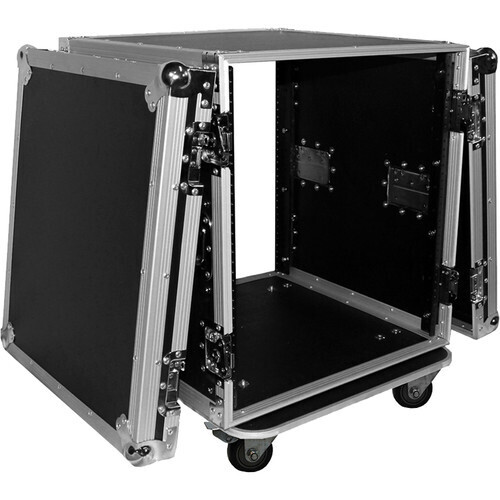 ProX T-12RSS ATA Amp Rack Flight Case (19"Depth, 12 RU, with Casters)  #PRT12RSS MFR #T-12RSS
