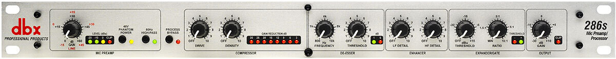 dbx 286s - Microphone Preamp, Channel Strip #DB286S MFR #DBX286SV