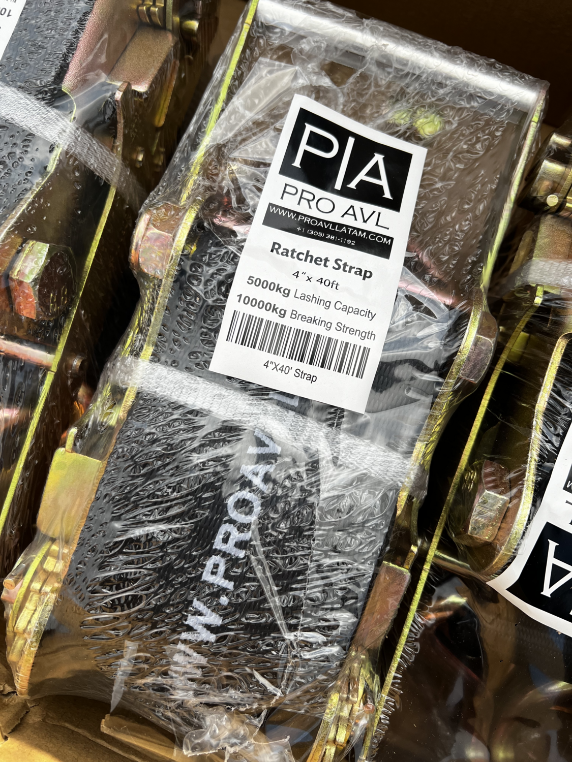 Ratchet Strap PRO-AVL RS4"X40 2:1 B