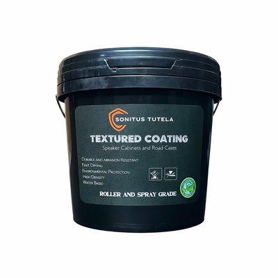 Sonitus Tutela Water Based Speaker Box Paint Black 1 Gallon