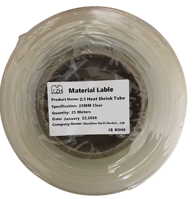 Heat Shrink 2:1 25MM Clear