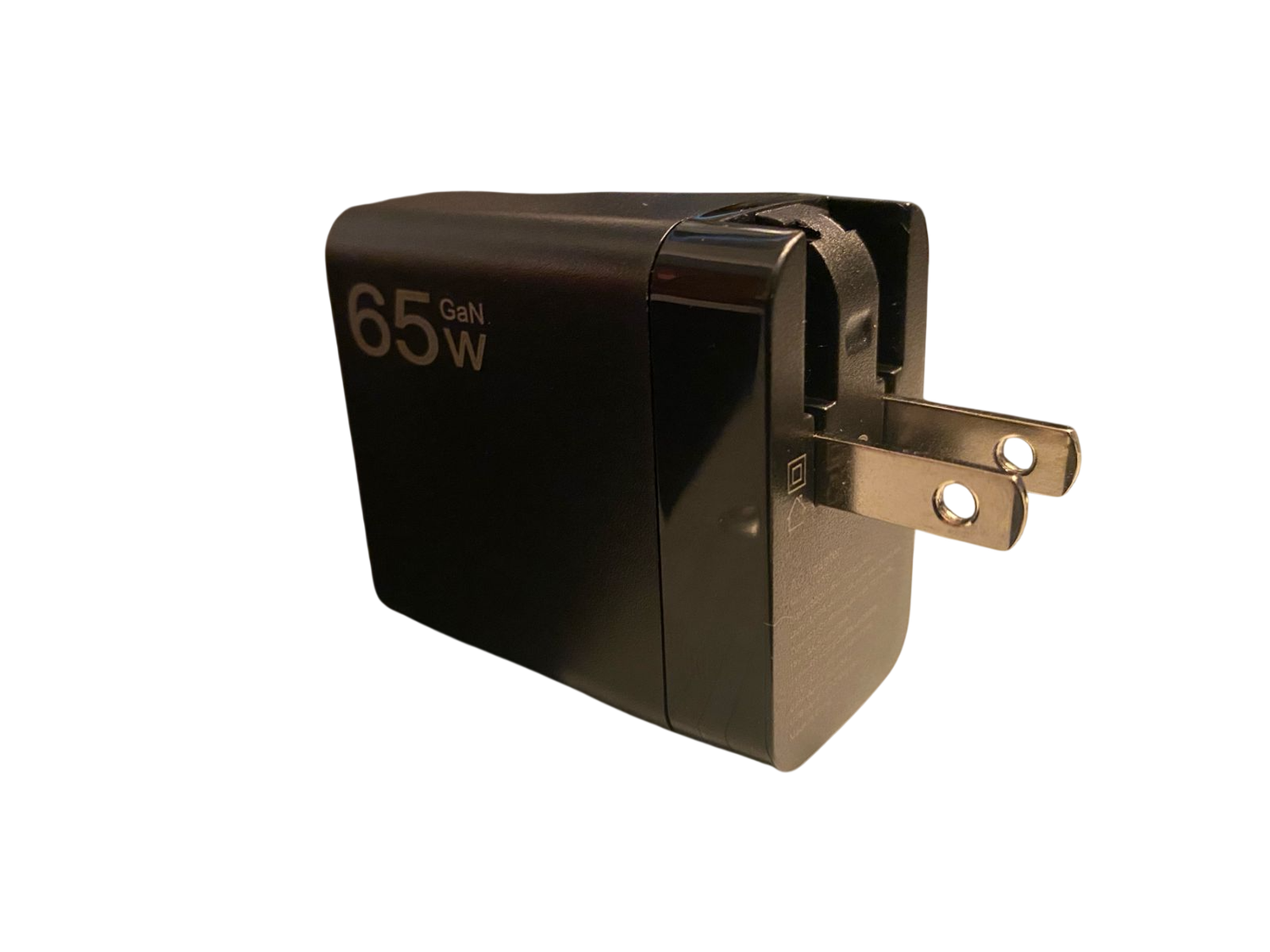 65W Gan PD charger,2C+1A,black,hs