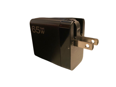 65W Gan PD charger,2C+1A,black,hs
