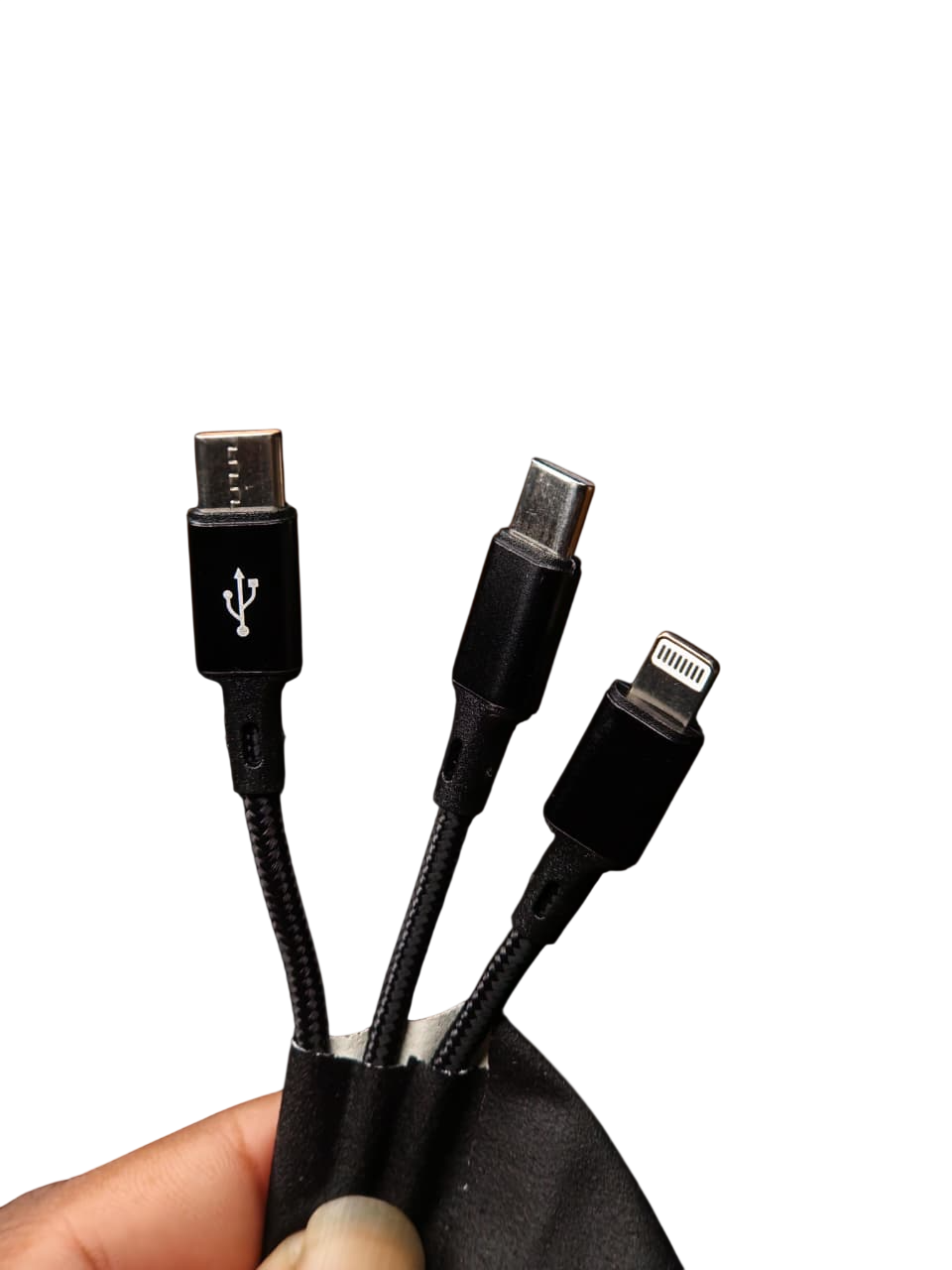 USB 2.0 to 2 USB C and Lighting