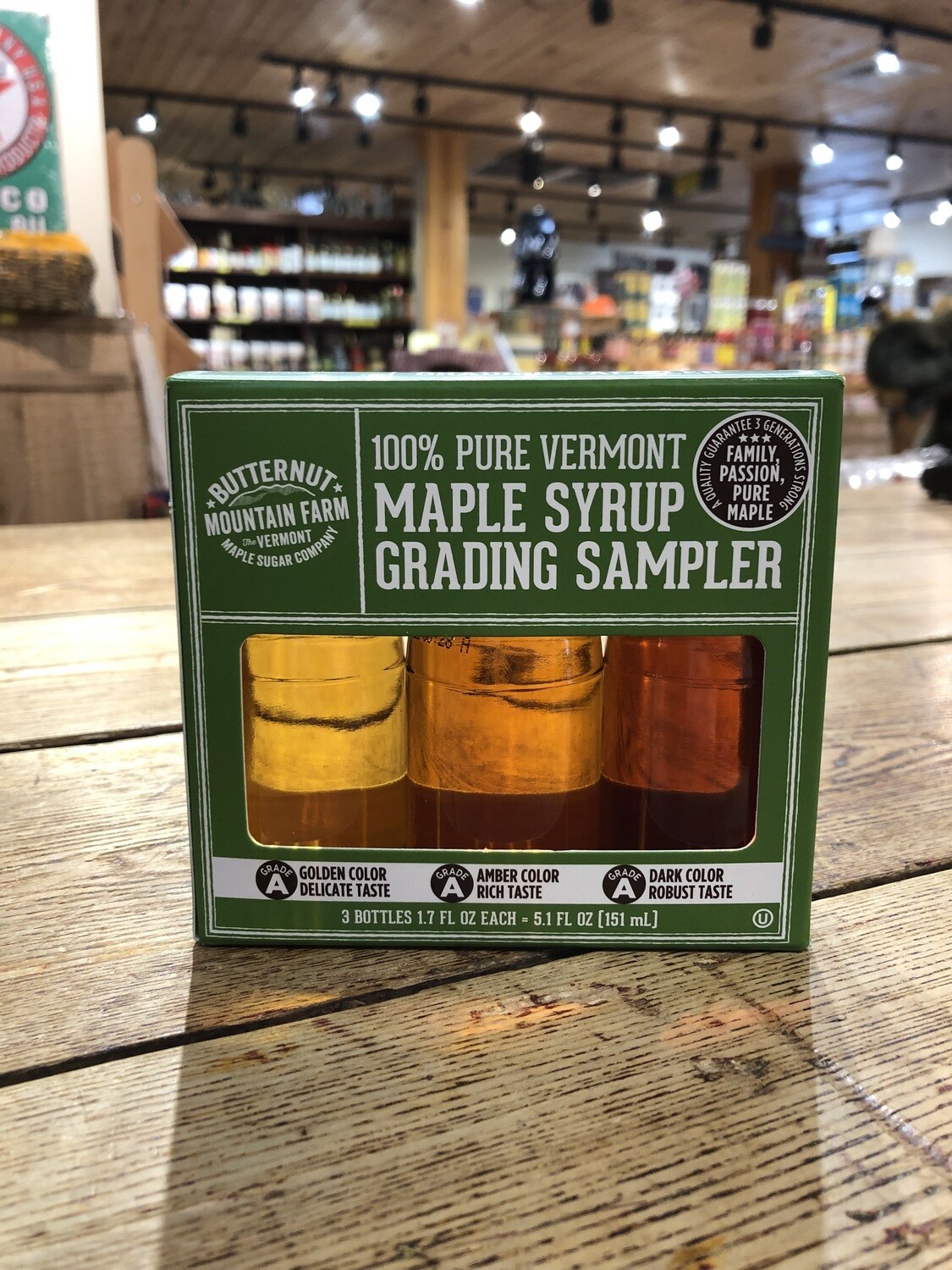 Maple Syr Sampler 3 grade