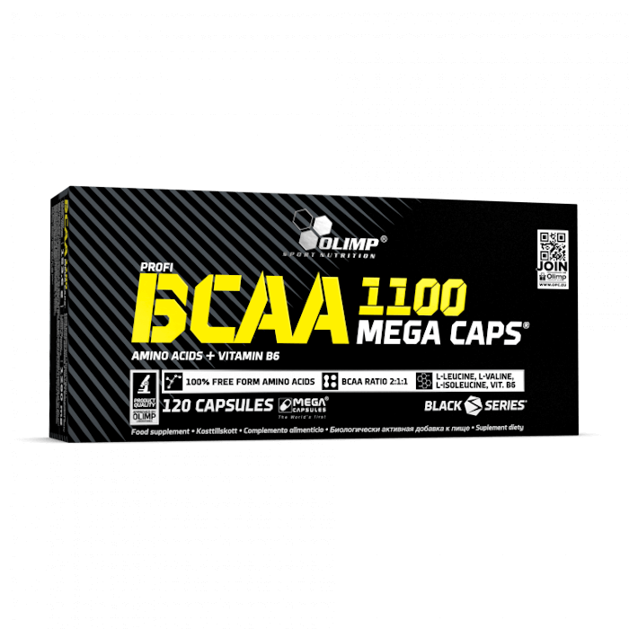 BCAA 1100 120 MEGA CAPS