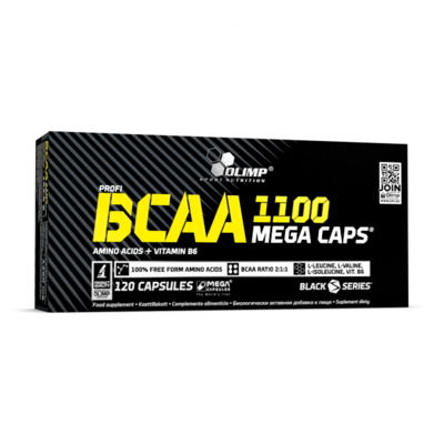 BCAA 1100 120 MEGA CAPS