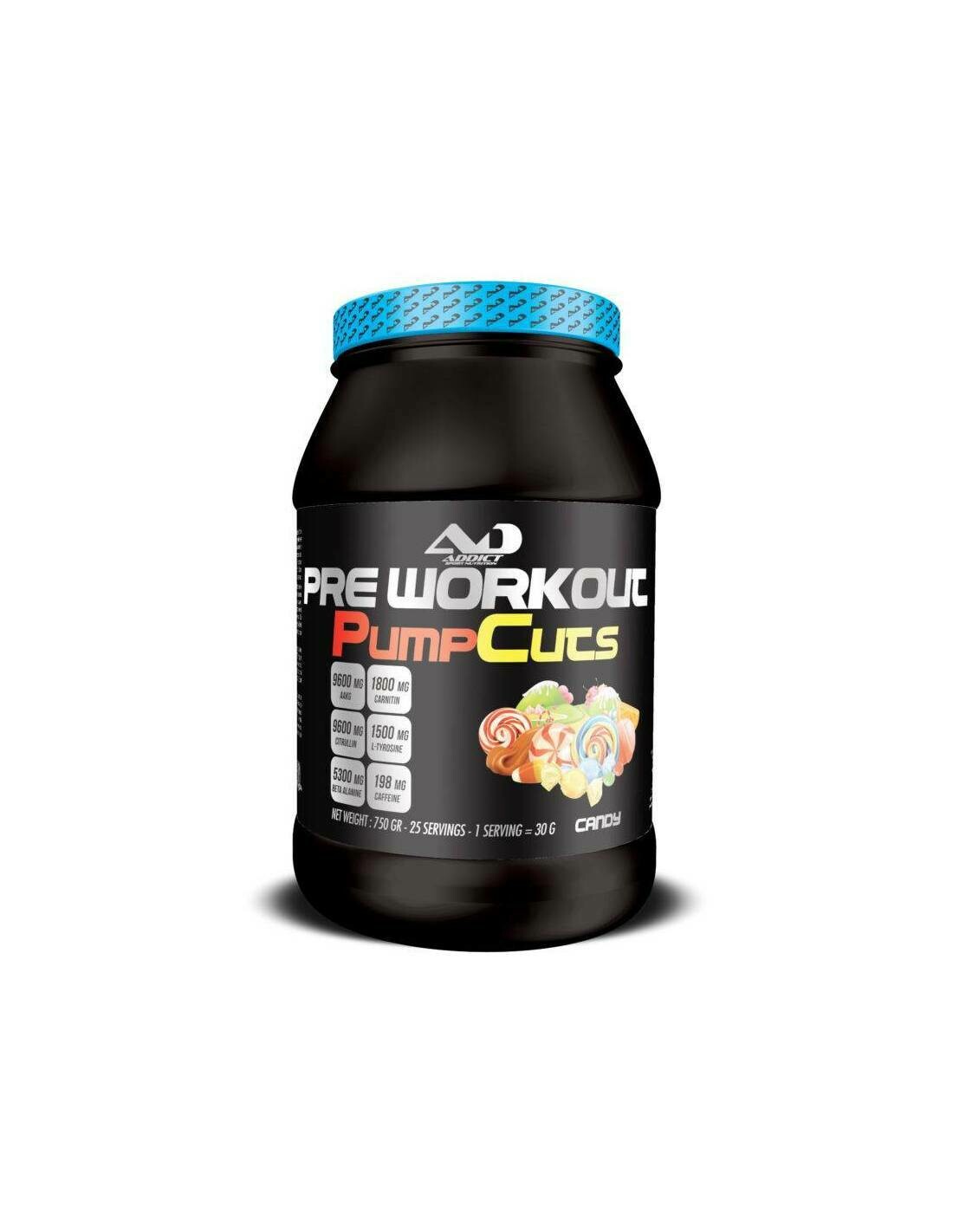 PRE WORKOUT PUMP CUTS ADDICT 750gr