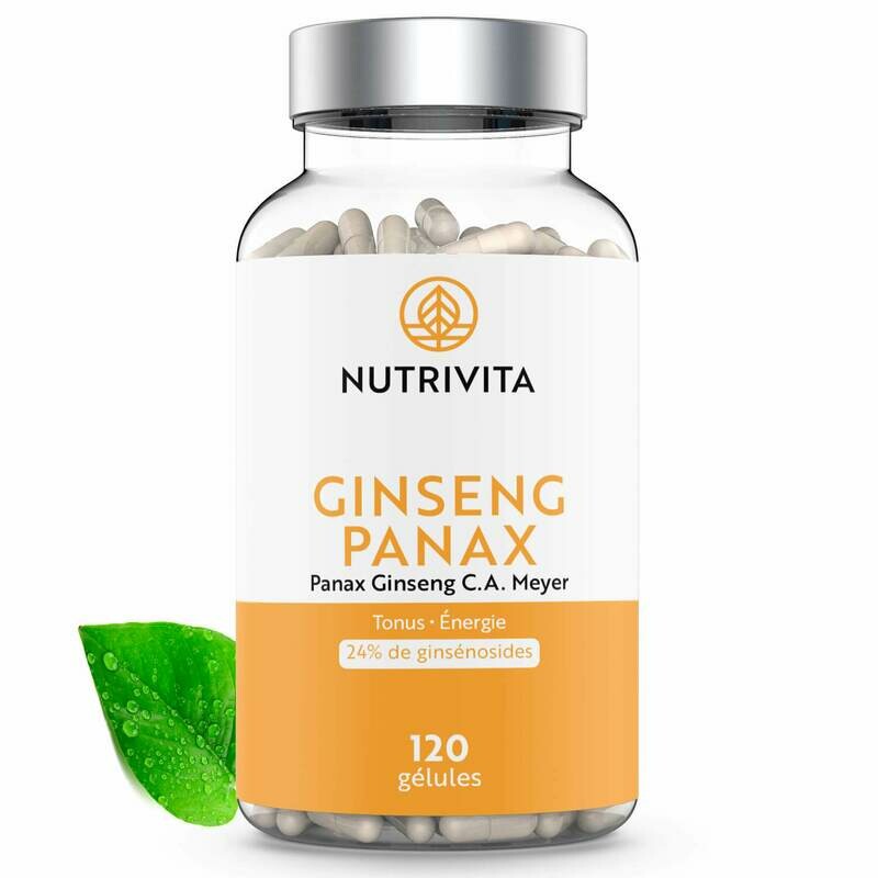 GINSENG PANAX – 120 GÉLULES GINSENG PANAX – 120 GÉLULES