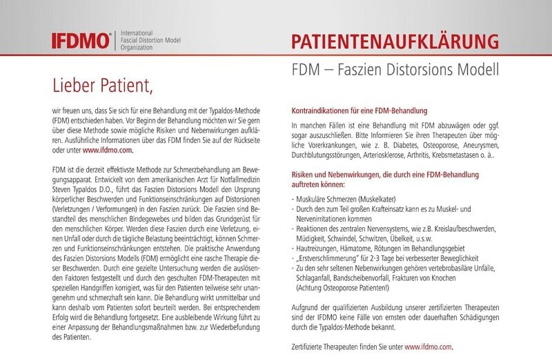 Patientenaufklärungsbogen