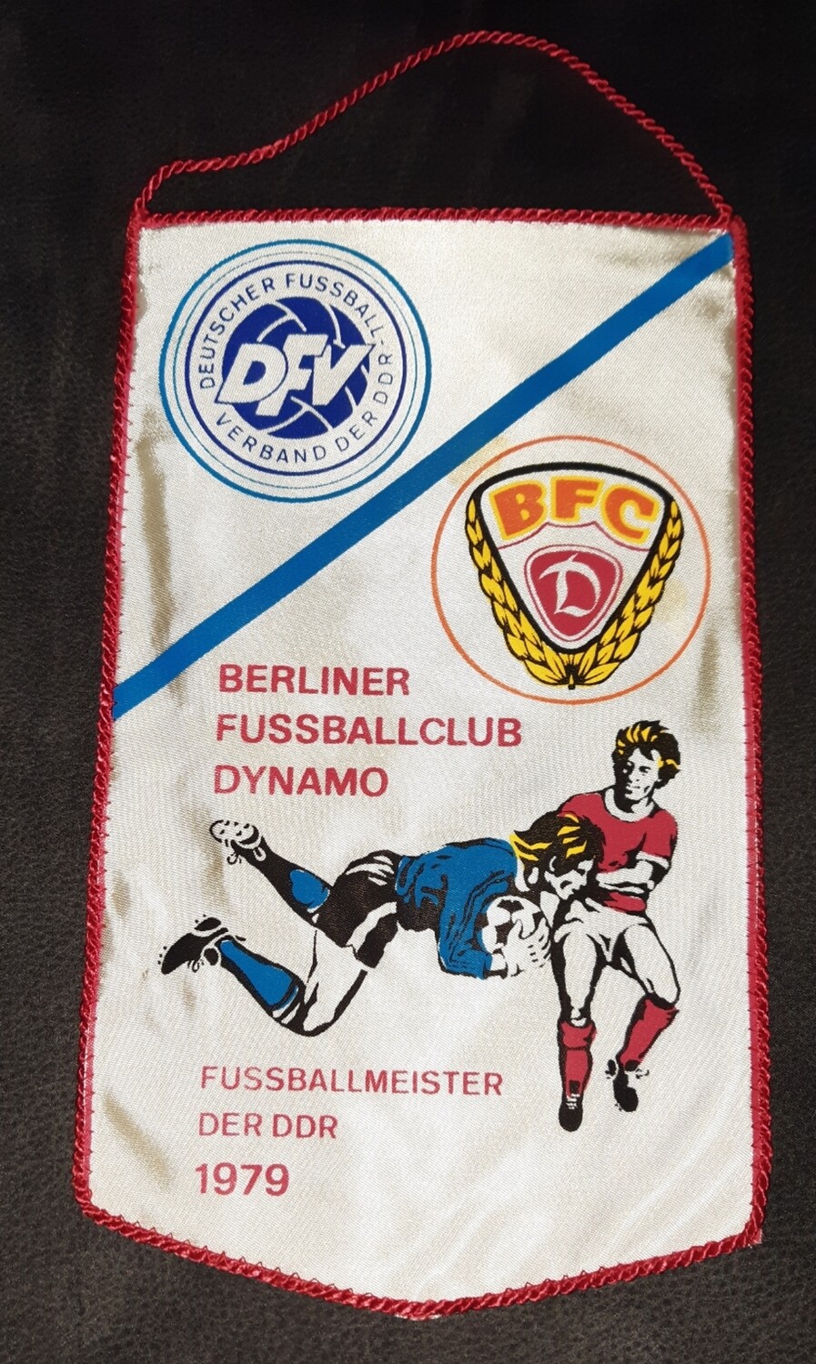 Wimpel BFC Dynamo DDR Fussballmeister 1979