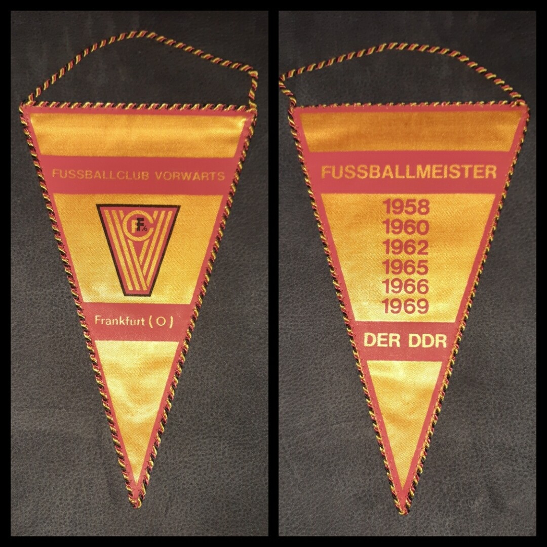 Wimpel FC Vorwärts Frankfurt/O DDR Oberliga 