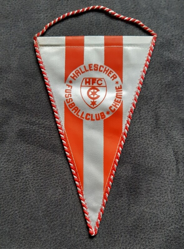 Wimpel HFC Chemie Halle DDR Oberliga 