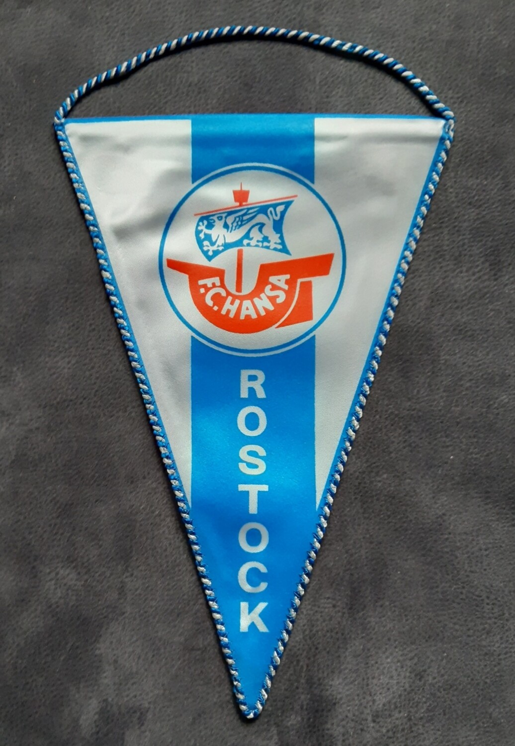 Wimpel FC Hansa Rostock 31 cm DDR Oberliga