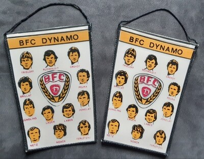2 x Wimpel BFC Dynamo DDR Oberliga 