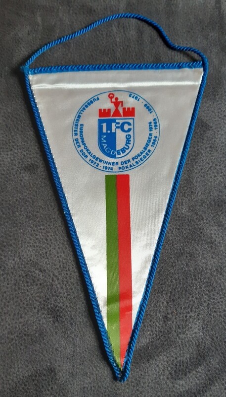Wimpel 1.FC Magdeburg DDR Oberliga Erfolge bis 1974