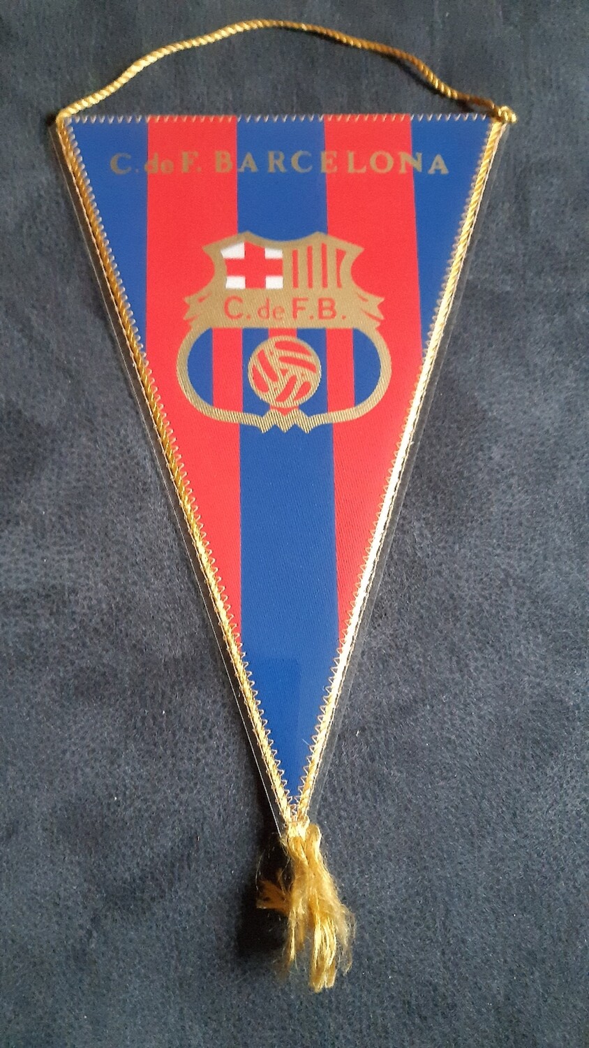 Wimpel FC Barcelona in Folie