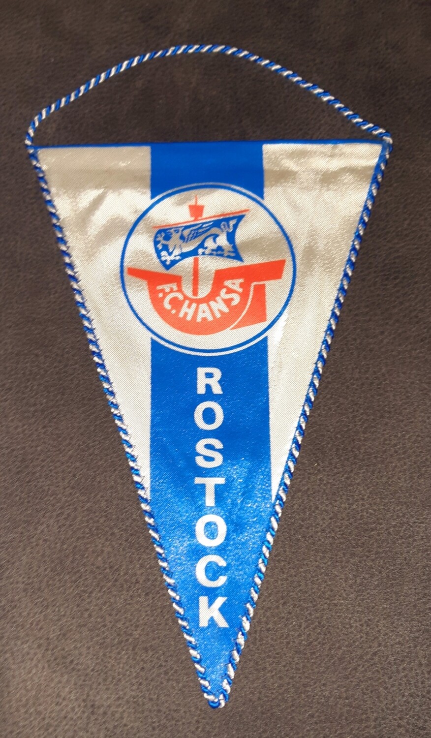 Wimpel FC Hansa Rostock 24,5 cm DDR Oberliga